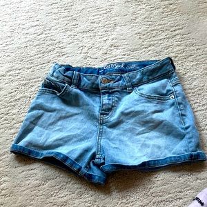 Kids blue Jean shorts Cat & Jack 4 pocket button up